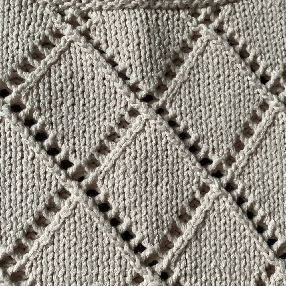 ✨LIKE NEW✨ Mango Aleta Cotton cropped openwork sweater - Picture 15 of 15